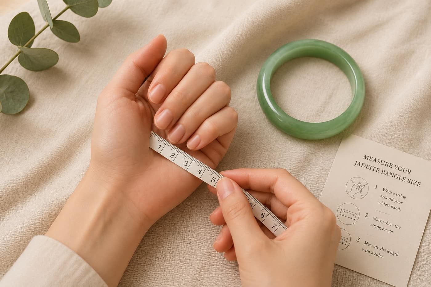 How to Measure Your Jadeite Bangle Size at Home