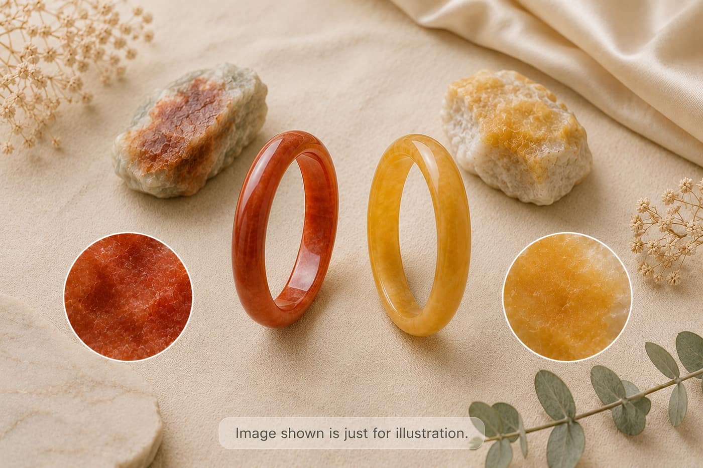 Burnt Colour Jadeite: Are Red and Yellow Jade Real?