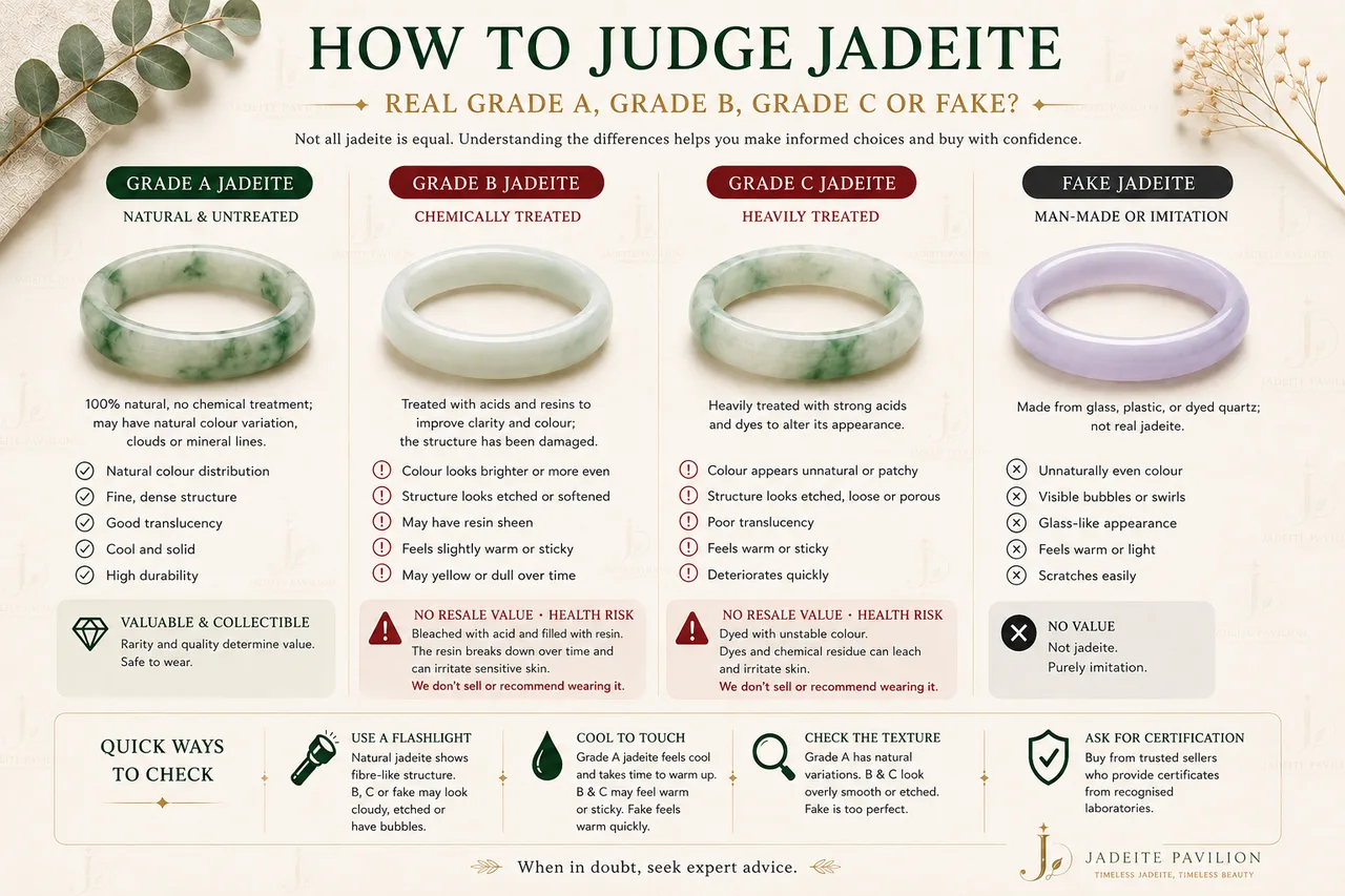 Is My Jade Real? How to Tell Grade A Jadeite from B, C, and Fake