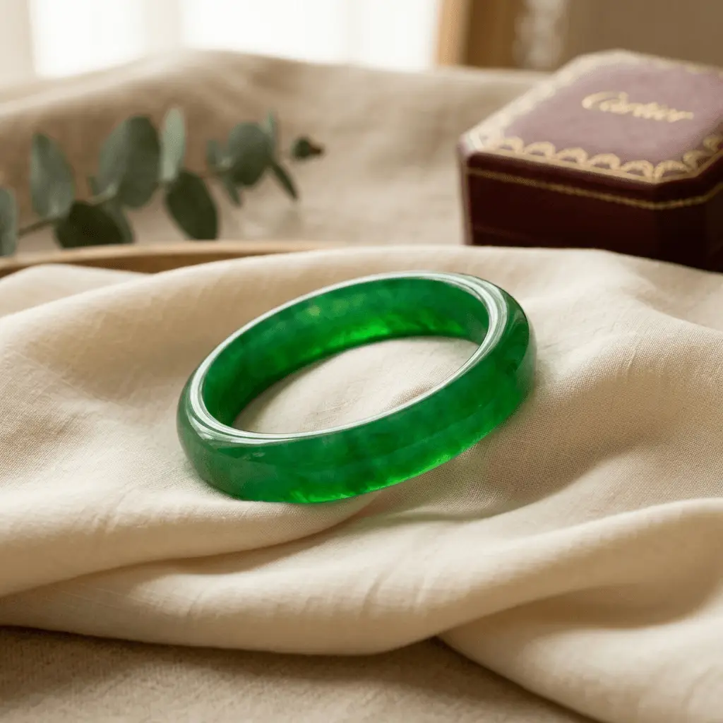 Imperial green bangle